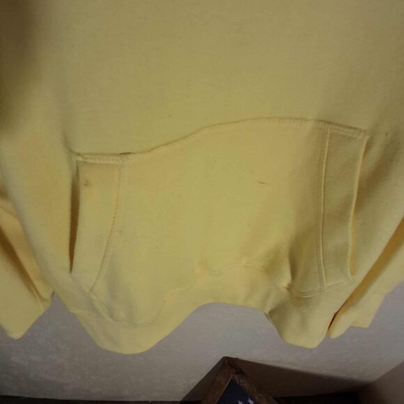 SWEATSHIRT TYPE HOODIE-- YELLOW SIZE LARGE (NWT) - Picture 5 of 8